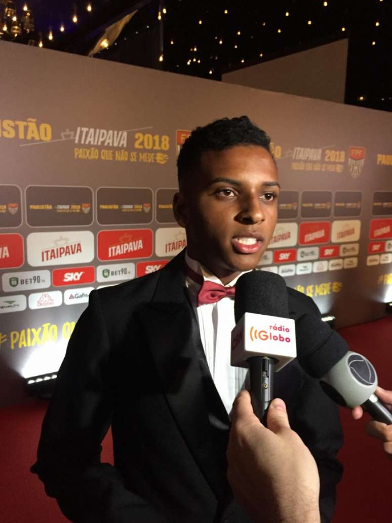 Rodrygo foi eleito o jogador revelação do Campeonato Paulista nesta segunda-feira, em São Paulo (Foto: Lancepress!)