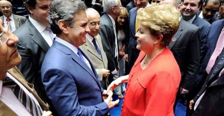 Candidatos ao Planalto em 2014, Aécio Neves e Dilma Rousseff devem disputar uma vaga ao Senado por Minas Gerais 