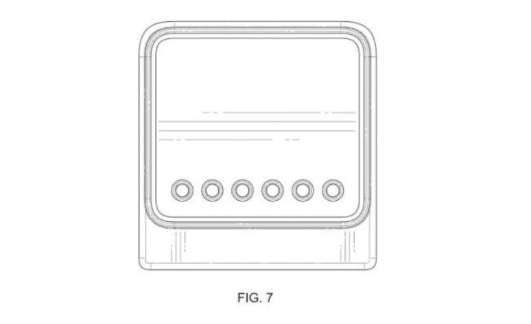 Alto-falante inteligente Facebook (Imagem:United States Patent and Trademark Office)