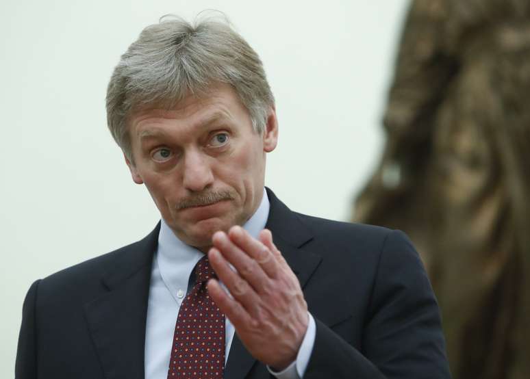 Porta-voz do Kremlin, Dmitry Peskov, durante reunião em Moscou, na Rússia 26/03/2018 REUTERS/Sergei Karpukhin