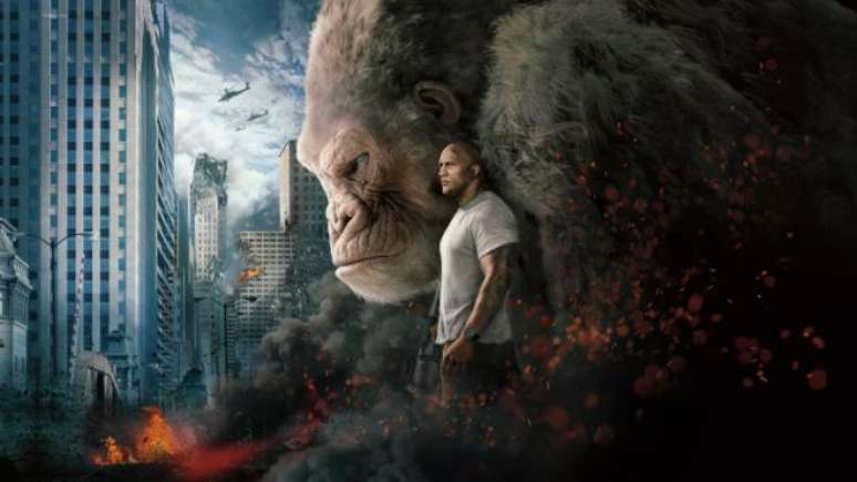 Rampage: Destruição Total é simples e divertido, mas poderia ir além do básico (Imagem: Divulgação/Warner Bros.)
