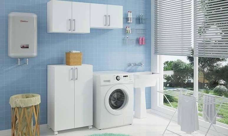 2. Tome nota e aprenda como lavar roupa. Projeto de Lojas KD