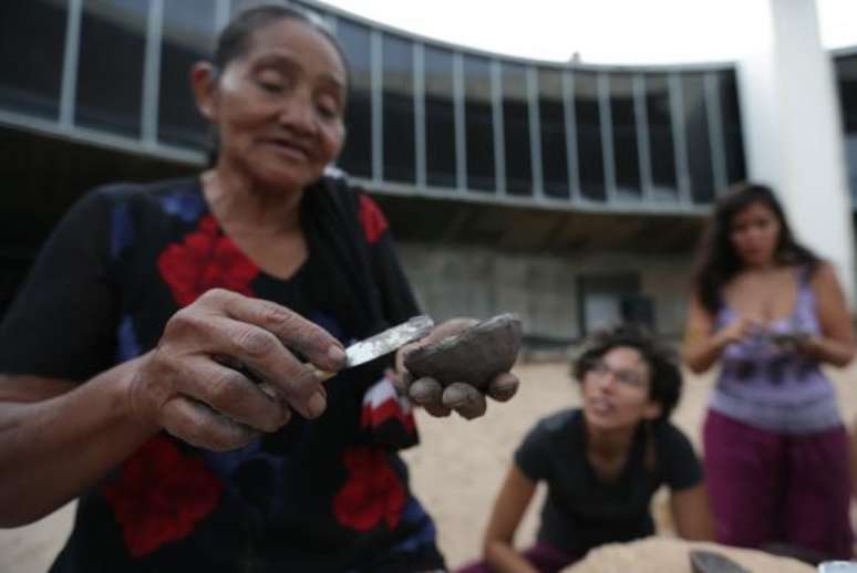 Atividades do Projeto Culturas Vivas, no Memorial dos Povos Indígenas