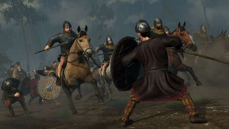 Total War Saga: Thrones of Britannia traz combate viking aos PCs (Imagem: Divulgação/SEGA)