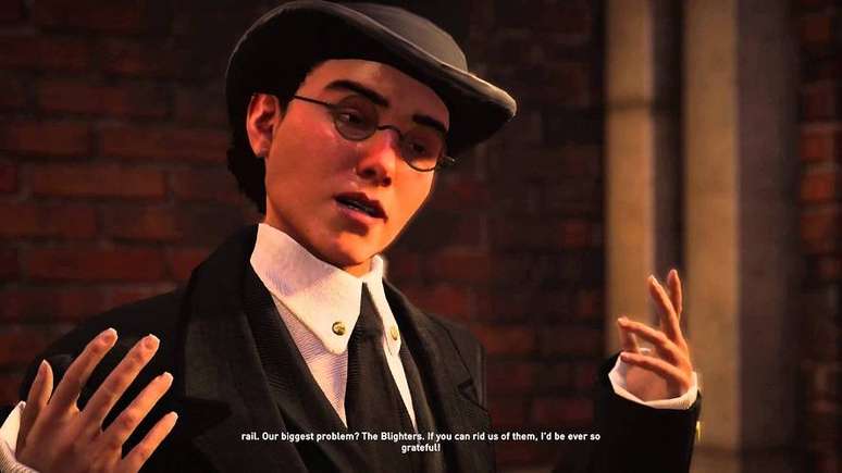 A transexualidade de Ned não serve nenhuma característica ao roteiro de Assassin's Creed Syndicate. (Imagem: Ubisoft)