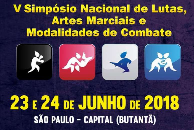 Quinta edição do Simpósio Nacional de Lutas será realizado em São Paulo, dias 23 e 24 de junho (Foto: Reprodução)
