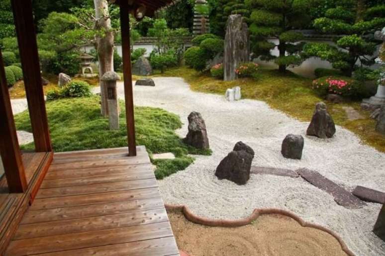 5. Ter um Jardim Zen grande em casa é o sonho de muita gente