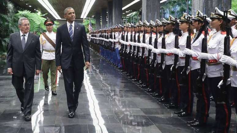 'Eu vim para enterrar os resquícios da Guerra Fria nas Américas', disse Barack Obama durante a visita histórica a Cuba em 2016