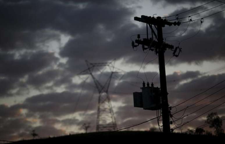 Poste de energia elétrica em São Paulo
