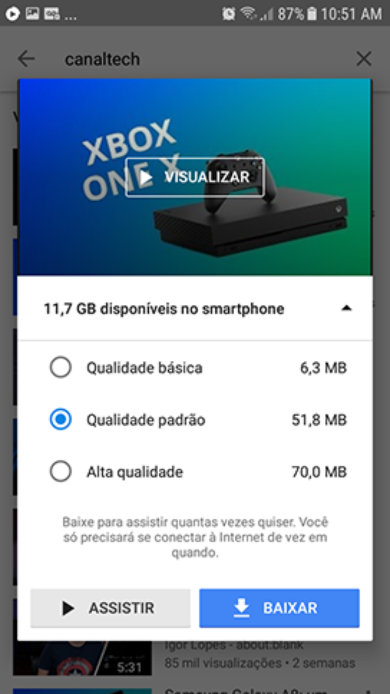 Como baixar em alta qualidade vídeo do  - Canaltech