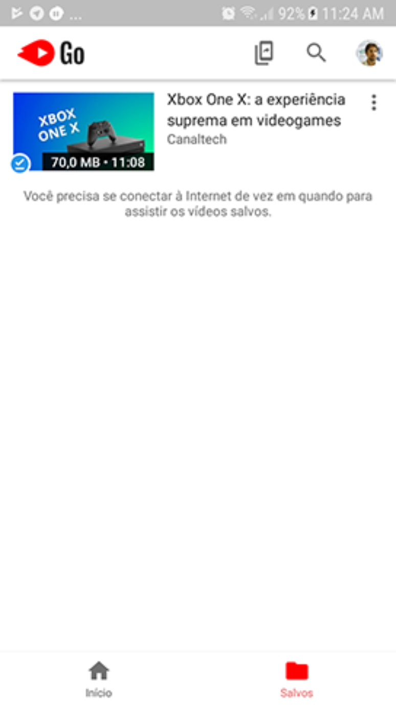 Como baixar vídeos do YouTube para assistir offline no celular