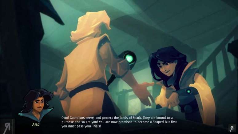 Hist&oacute;ria &eacute; apresentada por desenhos est&aacute;ticos (Captura de tela)