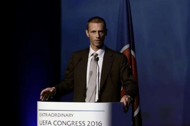 Ceferin é presidente da Uefa desde setembro de 2016 (Foto: ARIS MESSINIS/AFP)