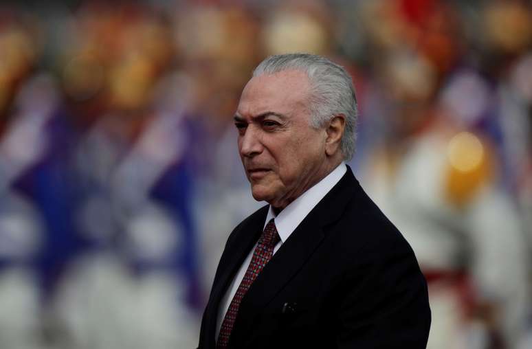 Presidente do Brasil, Michel Temer, em cerimônia em Brasília, Brasil
19/08/2018
REUTERS/Ueslei Marcelino 