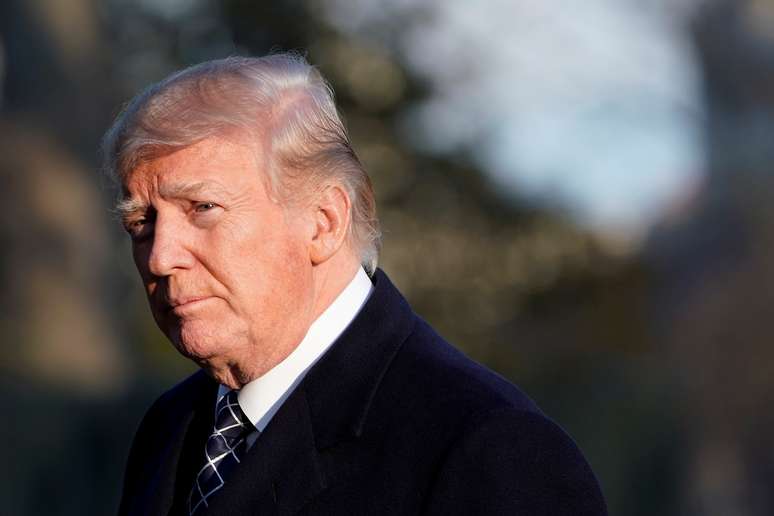 O presidente dos Estados Unidos, Donald Trump, na Casa Branca, em Washington, D.C.
25/03/2018
REUTERS/Yuri Gripas 