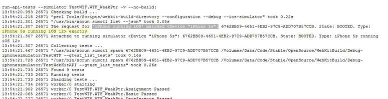 Webkit descreve claramente "iPhone 5s rodando iOS 12" (Foto: Captura)