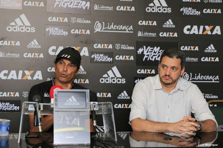 Felipe Faro se diz satisfeito com plantel alvinegro (Foto: Luiz Henrique/Figueirense FC)