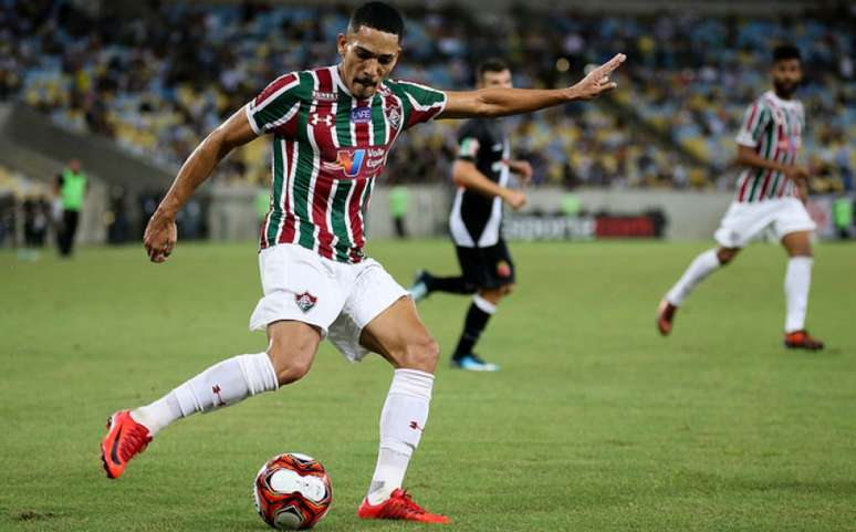 Gilberto já fez alguns gols com a camisa do Fluminense (FOTO: LUCAS MERÇON / FLUMINENSE F.C.)