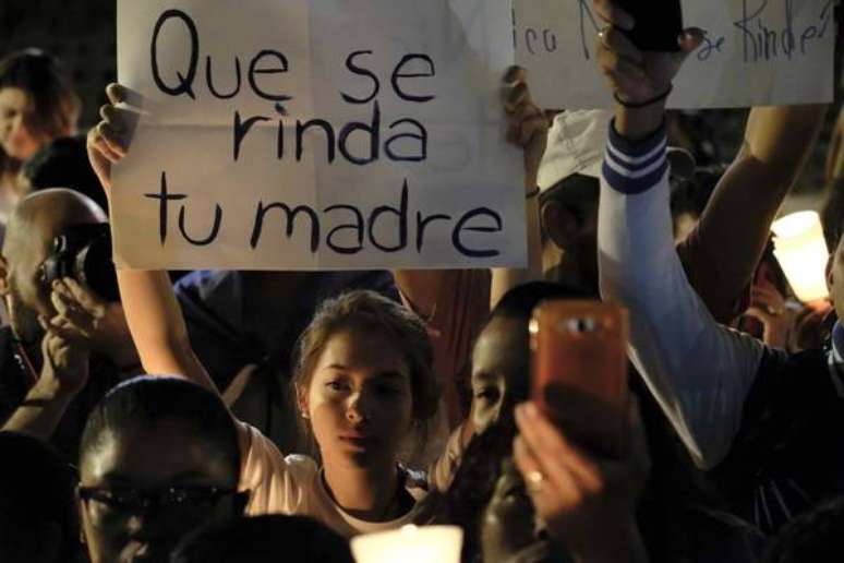 Protesto contra reforma previdenciária na Nicarágua