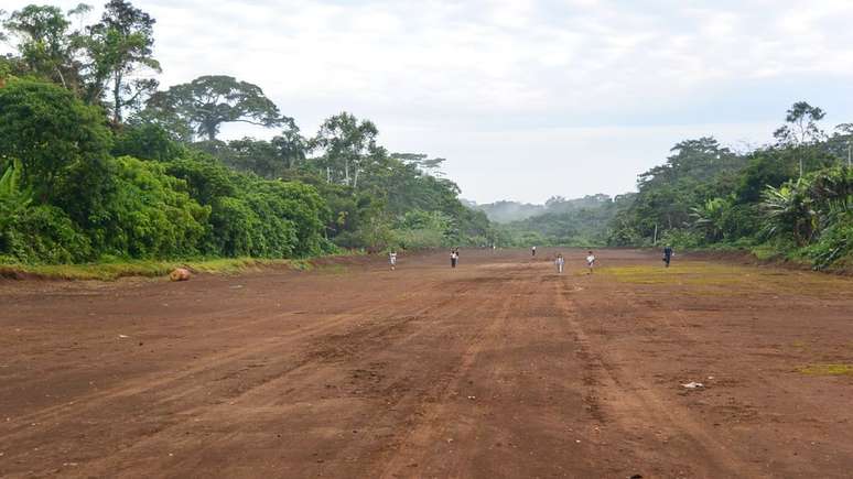 As pistas de aterrisagem são as únicas lisas da selva