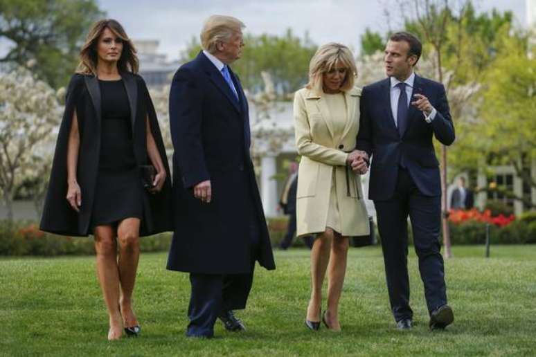 Macron visita Trump nos EUA para debater acordo com Irã