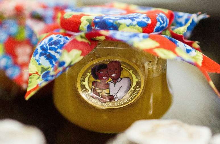 Walk&iacute;ria Ribeiro preparou geleias para presentear os convidados do cas&oacute;rio