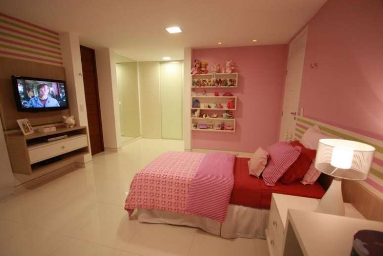 22. Dependendo da decora&ccedil;&atilde;o de quarto infantil &eacute; poss&iacute;vel utiliz&aacute;-lo sem reformas por alguns anos. Projeto Larissa Vinagre