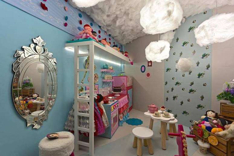 60. A decora&ccedil;&atilde;o de quarto infantil deve refletir os sonhos e anseios da crian&ccedil;a! 🙂