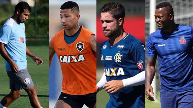 LUCAS MERÇON / FLUMINENSE F.C , Vitor Silva/SSPress/Botafogo , Gilvan de Souza / Flamengo e Carlos Gregório Jr/Vasco.com.br