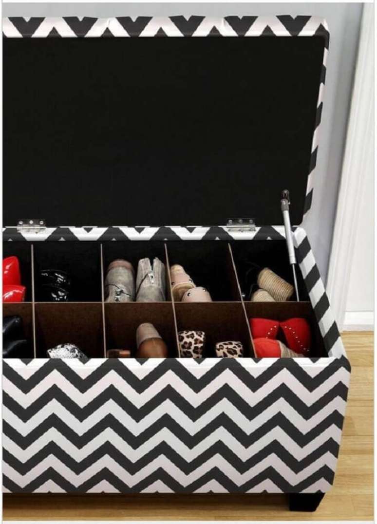 7. Puff bau para sala &eacute; excelente para manter o ambiente organizado