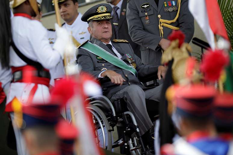 General Eduardo Villas Bôas durante cerimônia do Dia do Exército em Brasília
 19/4/2018     REUTERS/Ueslei Marcelino 