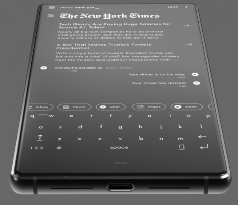 Todas as funcionalidades essenciais dispon&iacute;veis a um &uacute;nico toque (Foto: Divulga&ccedil;&atilde;o / Blloc)