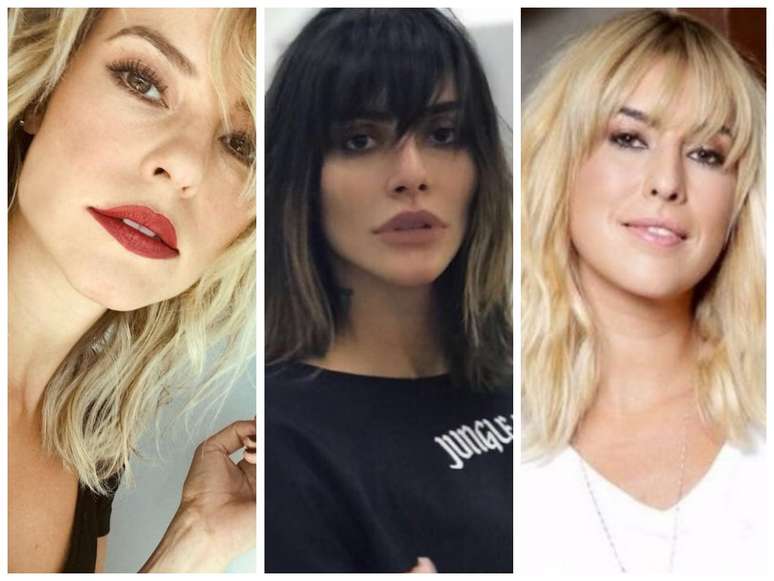 Famosas apostam em long bob com franja (Fotos: Instagram/Reprodução)