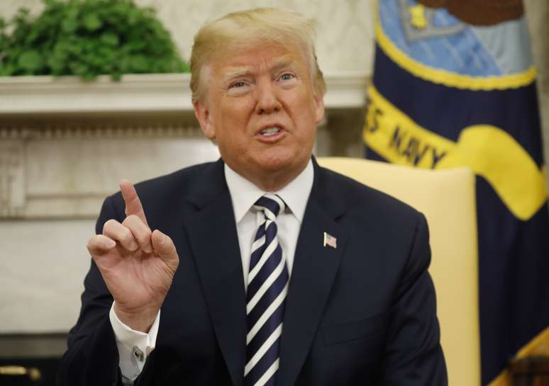 Presidente dos EUA, Donald Trump
24/04/2018
REUTERS/Kevin Lamarque