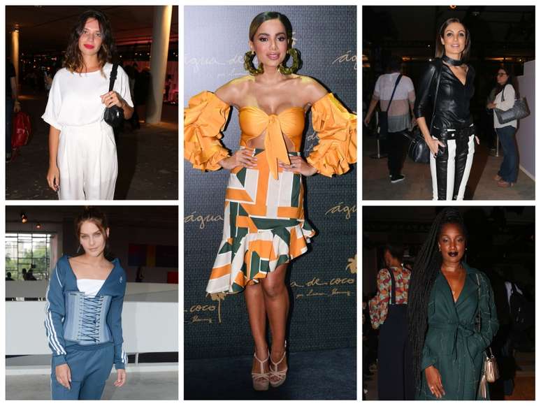 Famosas no SPFW (Fotos: AgNews)