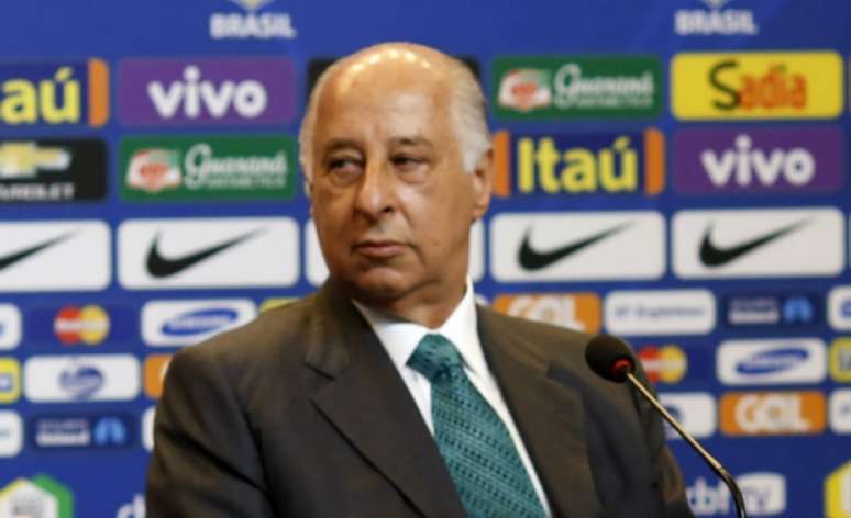 Marco Polo Del Nero, ex-presidente da CBF foi banido do futebol de forma oficial pela Fifa (Foto: Leo Correa/Mowa Press)