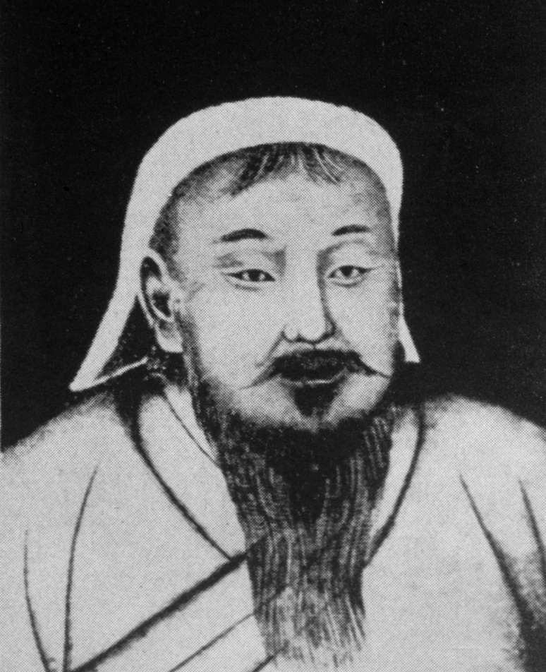 Genghis Khan, l&iacute;der do imp&eacute;rio mongol, que invadiu a China e a dominou em diversos momentos