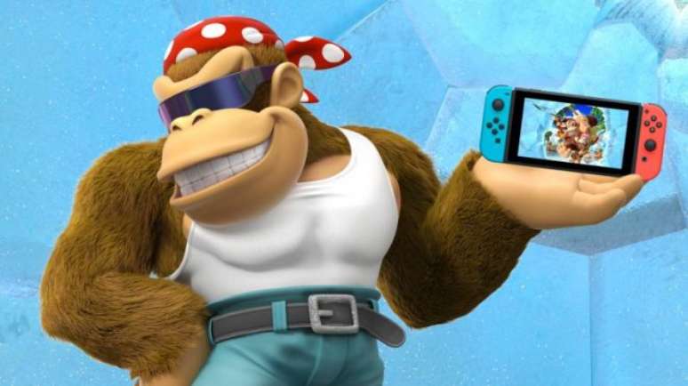 Funky Kong é um dos destaques inéditos de Donkey Kong Country: Tropical Freeze (Imagem: Nintendo)