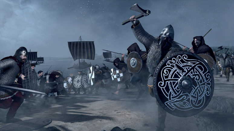 A era viking é o foco de Total War Saga: Thrones of Britannia (Imagem: Divulgação/SEGA)