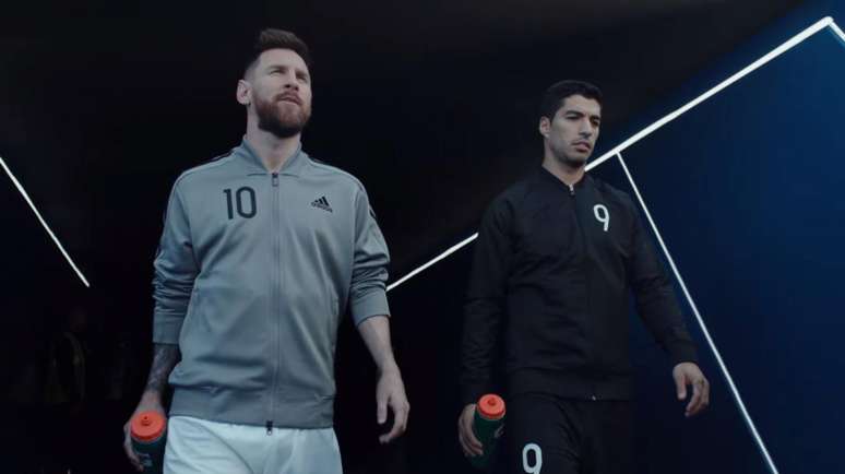 Messi e Suárez estrelam campanha lançada nesta segunda-feira (Imagem: Divulgação/Gatorade)