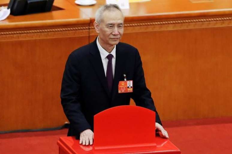 Vice-primeiro-ministro chinês Liu He 19/03/2018 REUTERS/Jason Lee