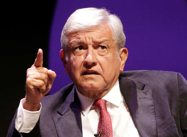 Candidato de esquerda à Presidência do México, Andrés Manuel López Obrador 27/04/2018 REUTERS/Daniel Becerril