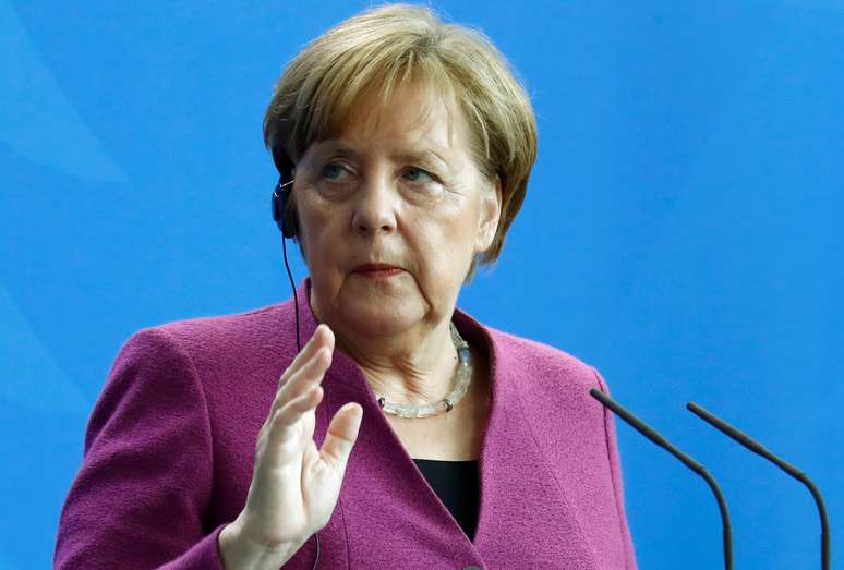 Chanceler alemã, Angela Merkel 25/04/2018 REUTERS/Fabrizio Bensch