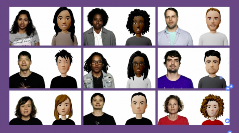 O Facebook optou por desenhos animados para evitar o desconforto dos usu&aacute;rios (Imagem: Divulga&ccedil;&atilde;o / Facebook)