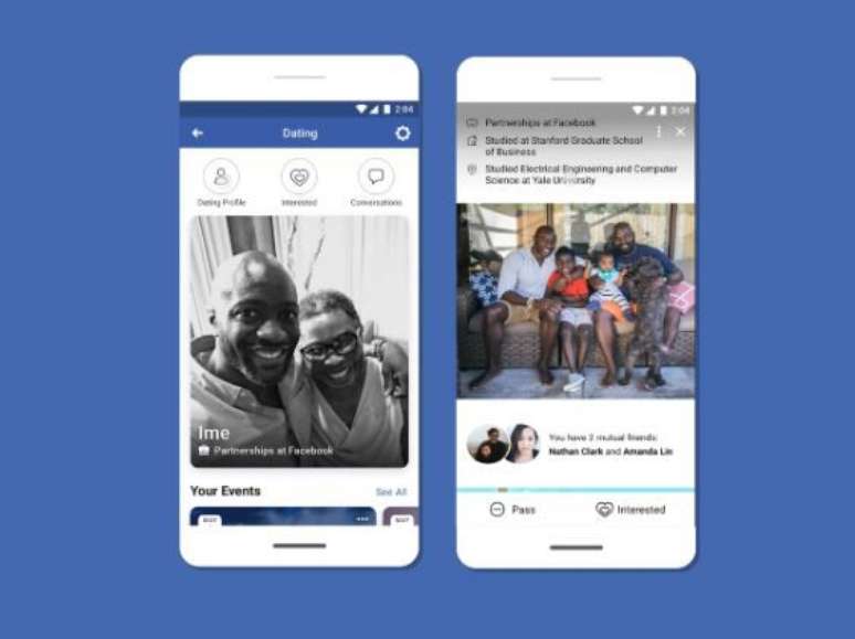Facebook Dating dispensa cora&ccedil;&otilde;es em prol de experi&ecirc;ncias "mais significativas" (Imagem: Divulga&ccedil;&atilde;o/Facebook)