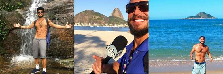 Rafael Paiva em atrações turísticas do Rio: matérias que fazem brilhar os olhos dos telespectadores.