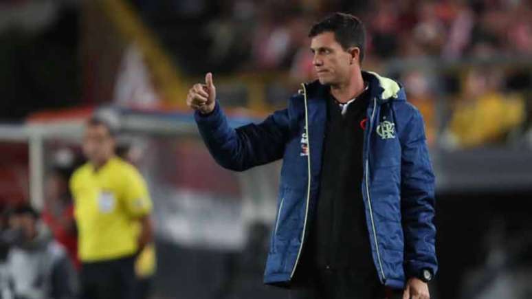 Maurício Barbieri no comando do Rubro-Negro (Foto: Gilvan de Souza / Flamengo)