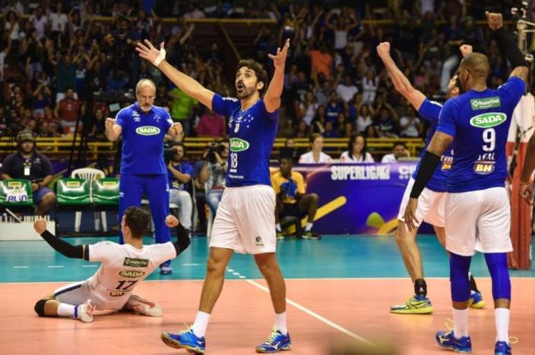 Cruzeiro vence Sesi-SP e fatura sexto título da Superliga masculina de vôlei (Foto: Renato Araújo/Sada Cruzeiro)