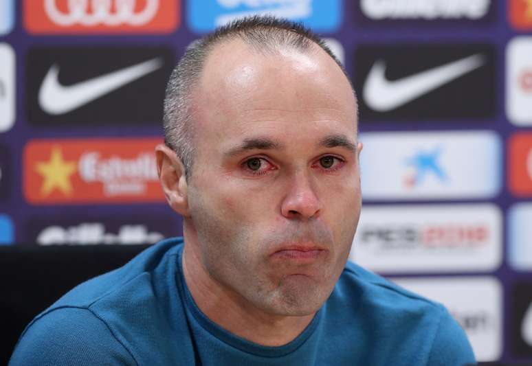 Iniesta concede entrevista de despedida no Barcelona
 27/4/2018     REUTERS/Albert Gea 