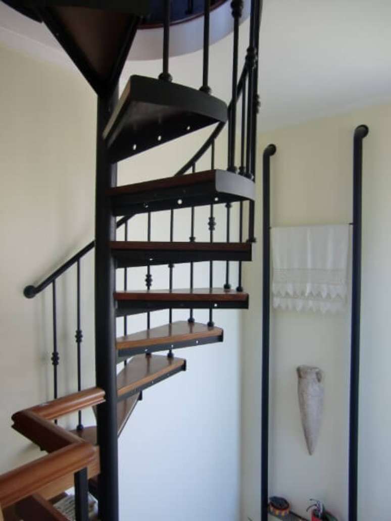 23. A escada caracol de ferro é um clássico
